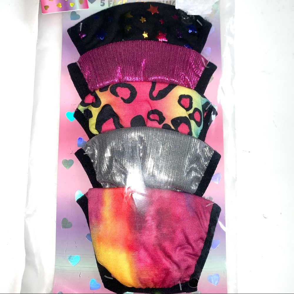 New ILYSM Kids Face Mask Set of 5